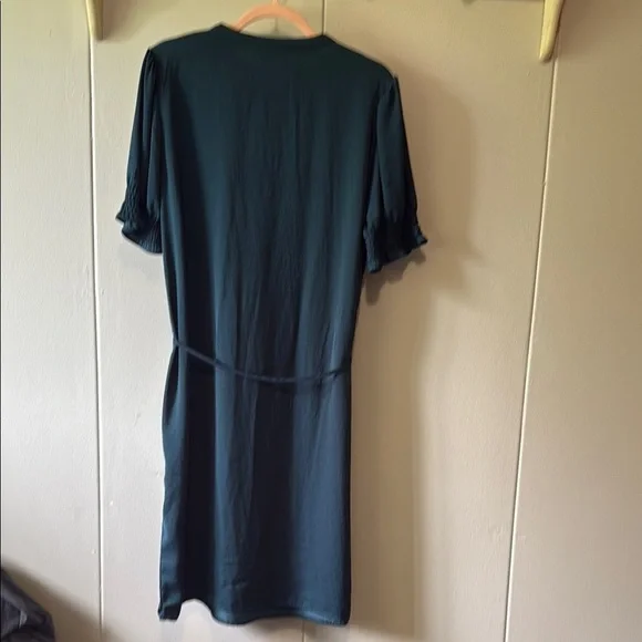 Lg Elegant Teal Dress with peekaboo chest - Picture 6 of 10